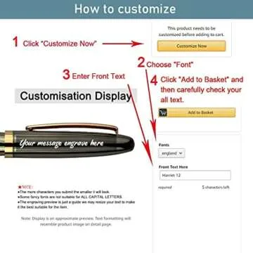 Engraved Fountain Pen for Personalized Writing Style