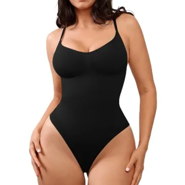 SHAPELLX Shapewear for Women Tummy Control Full Bust Body Shaper Seamless Sculpting Bodysuit Thigh S...