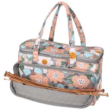 Hanfetch Yarn Storage Organizer for Knitting & Crochet