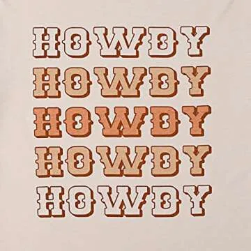 BANGELY Howdy Cowgirl Shirt Women Western Southern Retro Shirt Cute Country Music Graphic Tees Summer Colorful Shirt