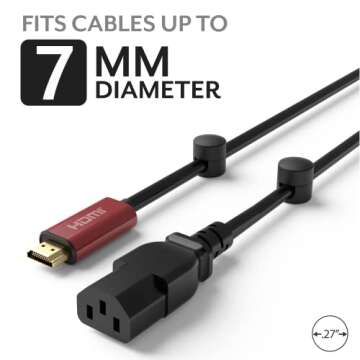 ICONIT Cable Anchors - Premium Desk Cable Organizers