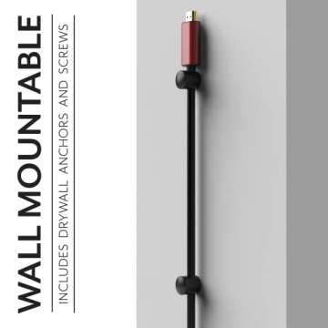 ICONIT Cable Anchors - Premium Desk Cable Organizers