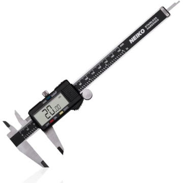 NEIKO Digital Caliper 0-6 Inches Stainless Steel LCD Screen