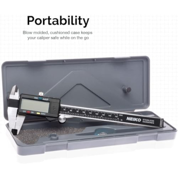NEIKO Digital Caliper 0-6 Inches Stainless Steel LCD Screen