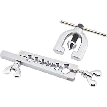 Speedway Motors 37 Degree AN Flare Tubing Standard Tube Flaring Tool - Steel Construction, Accurate Flares for AN Fittings, Works on Various Tubing Sizes