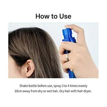 LA'DOR Hair Heat Protectant Spray for Frizz Control and Shine