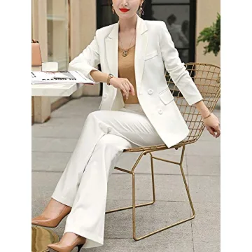 SUSIELADY Women's Blazer Suits Stylish Comfortable Workwear