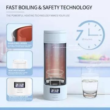 Compact Haspsso Electric Kettle for Travel & Adventure