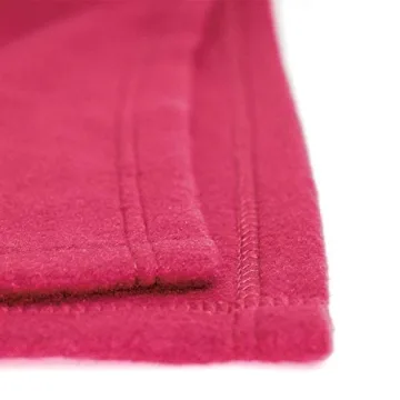 Lightweight Pink Microfleece Travel Blanket 50x60