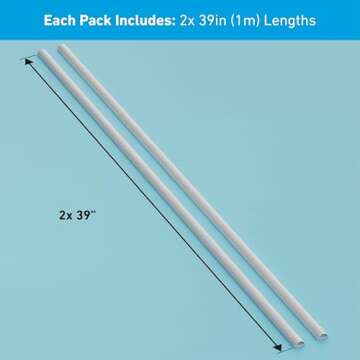 D-Line Half Round Cord Hider for Concealing Wires