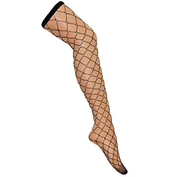 Stunning Rhinestone Fishnet Thigh High Stockings for Women