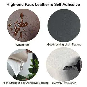 ILOFri Self Adhesive Leather Repair Tape for Easy Fixes