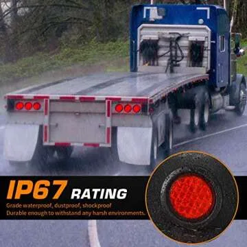 LINKITOM 4 Inch LED Trailer Lights Waterproof DOT Certified