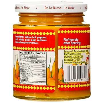 Inca's Food Aji Amarillo Yellow Hot Pepper Paste - 7.5 oz