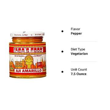 Inca's Food Aji Amarillo Yellow Hot Pepper Paste - 7.5 oz