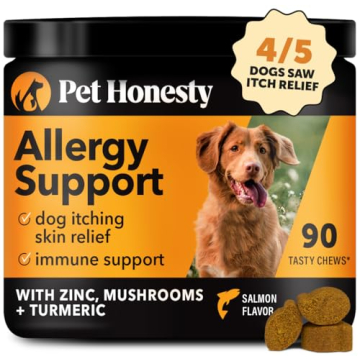 Pet Honesty Allergy Support Chews - Natural Allergy Relief for Dogs