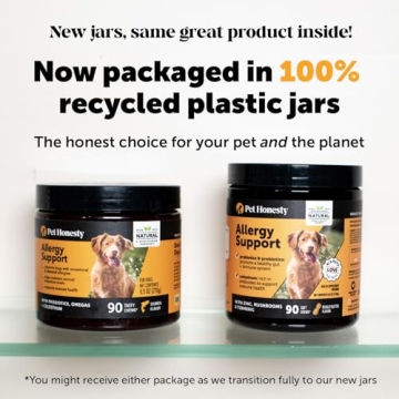 Pet Honesty Allergy Support Chews for Dogs - Relief & Immunity