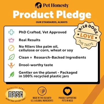 Pet Honesty Allergy Support Chews for Dogs - Relief & Immunity