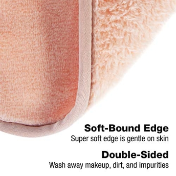 Soft Microfiber Makeup Removal Cloths - Washable & Reusable