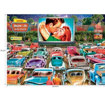 RoseArt 1000 Piece Drive in Date Night Jigsaw Puzzle