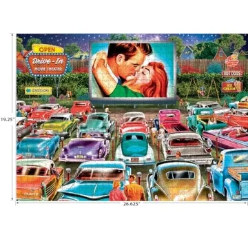 RoseArt 1000 Piece Drive in Date Night Jigsaw Puzzle