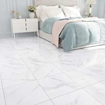 Affordable Marble Peel and Stick Floor Tile for Stylish Home