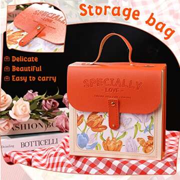 Mayboos Needle Felting Kit, Wool Roving 20 Colors Set, Wool Felting Tool Starter Kit Felt Molds with Portable Storage Box for DIY Craft Home Decoration