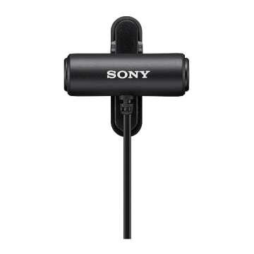 Sony ECMLV1 Lavalier Microphone - Compact and Professional Sound
