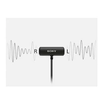 Sony ECMLV1 Lavalier Microphone - Compact and Professional Sound