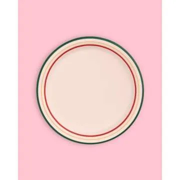 xo, Fetti Camp Gingham Paper Plates - 24 pk, 9" | Bachelorette Decorations, Camp Bride, Getting Lit + Getting Hitched, Gingham Birthday Party, Glamping Baby Shower Supplies, Cool Cake Plates