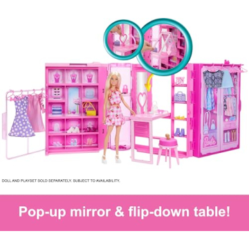 Enchanting Barbie Dream Closet Toy Set for Kids