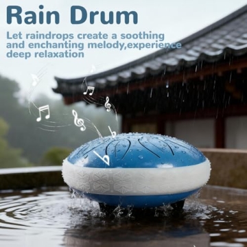 TUOKING Steel Tongue Drum - Soothing C Key Music Instrument