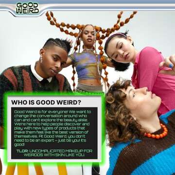 GOOD WEIRD Cold Brew Undereye - Vegan Caffeine Under Eye Serum Cream for Dark Circles and Wrinkles | For Men and Women | Brightening and Smoothing | Subtle Shimmer | Allure Award Winner 0.42 fl. oz.