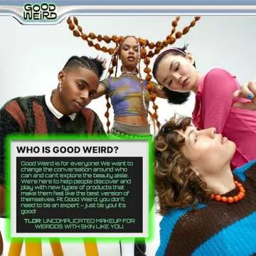 GOOD WEIRD Cold Brew Undereye - Vegan Caffeine Under Eye Serum Cream for Dark Circles and Wrinkles | For Men and Women | Brightening and Smoothing | Subtle Shimmer | Allure Award Winner 0.42 fl. oz.