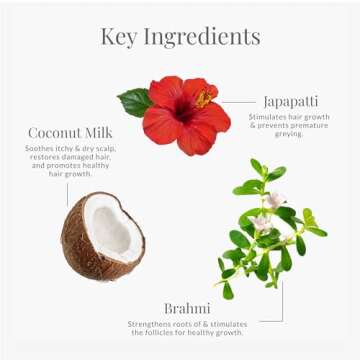 Organic Hair Conditioner with Brahmi and Japapatti 200ml