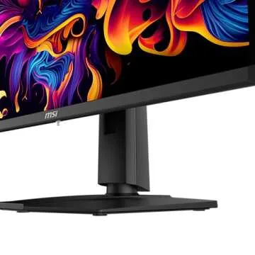 MSI MAG 271QPX QD-OLED, 27 OLED Gaming Monitor, 2560 x 1440 (QHD), OLED 0.03ms Response time, 360Hz, True Black HDR 400, HDMI, DP Port, USB Type C, Tilt, Height