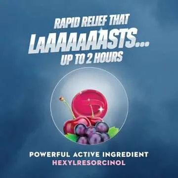 Mucinex Instasoothe Sore Throat Relief, Sore Throat Lozenges, Sore Throat Medicine with Hexylresorcinol, Cough Drops Alternative, 40 Elderberry & Wild Cherry Medicated Numbing Throat Drops