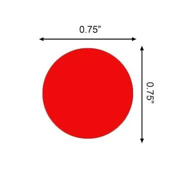 Blesstur 1050 PCS Colored Dot Stickers - Versatile & Eco-Friendly