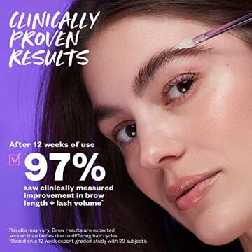 Kosas Grow Potion: Fluffy Brow and Lash Boosting Serum. Eyebrow and Eyelash Enhancing Serum