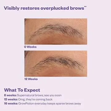 Kosas Grow Potion: Fluffy Brow and Lash Boosting Serum. Eyebrow and Eyelash Enhancing Serum