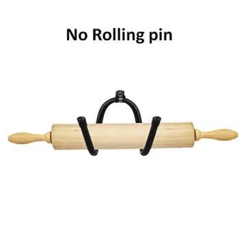 Rolling Pin Holder Rolling Pin Display Rack Rolling Pin Storage Rolling Pin Display Rack – Wall Mount Bottle Storage Organizer – Hardware Included - Rustic Home Decor Colonial Wall Décor - No Rolling