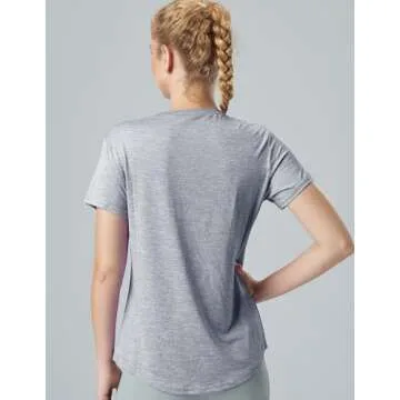 5-Pack Women's Active Dry-Fit T-Shirts for Workouts