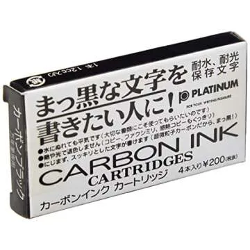 Platinum Carbon Ink Cartridges - Water Resistant Black Ink