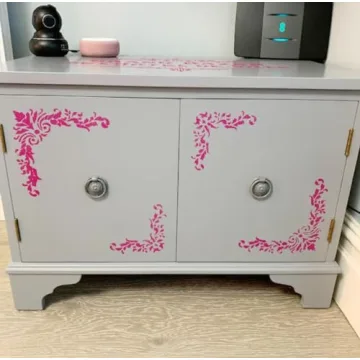 Reusable Damask Border Stencils for Creative Art Projects