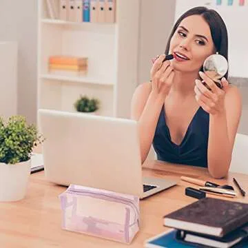 6 Portable Mesh Makeup Bags for Travel & Orgainzing