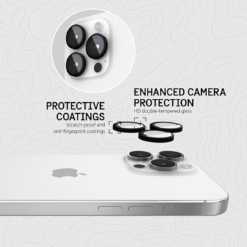 Pelican Camera Lens Protector for iPhone 15 Pro Max/Pro
