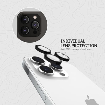 Pelican Camera Lens Protector for iPhone 15 Pro Max/Pro