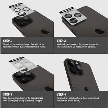 Pelican Camera Lens Protector for iPhone 15 Pro Max/Pro