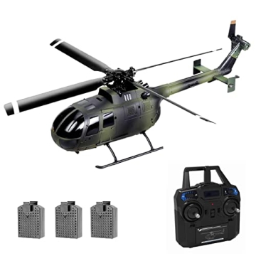 GoolRC C186 Beginner RC Helicopter with 6-Axis Gyro Stabilization, Perfect for Kids and Adults!