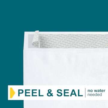 9x12 Tyvek Envelopes - Durable Self-Seal Mailers